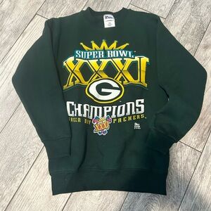 Green Bay Packers Super Bowl XXXI Champions Sweater  14/16